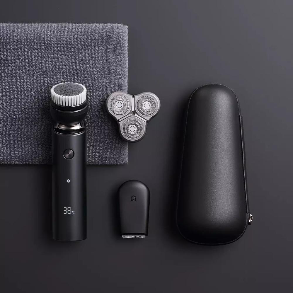 Xiaomi Mijia Men Electric Shaver S500C USB Rechargeable Washable Razor 3 in 1 Face cleaning Beard Sideburns Cutter Storage Box