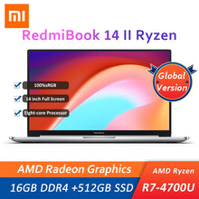 Charger l'image dans la galerie, Xiaomi RedmiBook 14 II Laptop AMD Ryzen 7 4700U 16GB DDR4+512GB SSD 14'' FHD 100%sRGB Notebook Ultra-Lightweight Metal Body PC