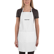 将图片加载到图库查看器,Embroidered Apron: Head Chef