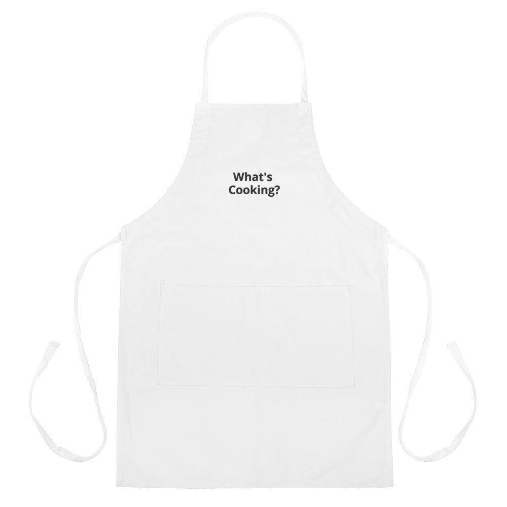 Embroidered Apron: What's Cooking?