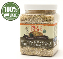 Cargar imagen en el visor de la galería, Quinoa & Brown Basmati Whole Grain Mix - Protein Rich Super Grain Jar