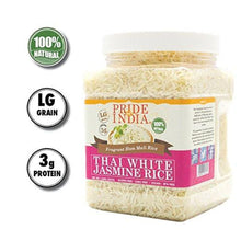 Load image into Gallery viewer, Thai White Jasmine Rice - Hom Mali Fragrant Long Grain Jar