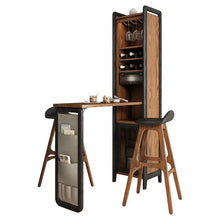 Load image into Gallery viewer, Family Bar Partition Shelf Wine Cabinet Bar Stool Modern Minimalist Foldable Small Apartment Bar Table Furniture for Home