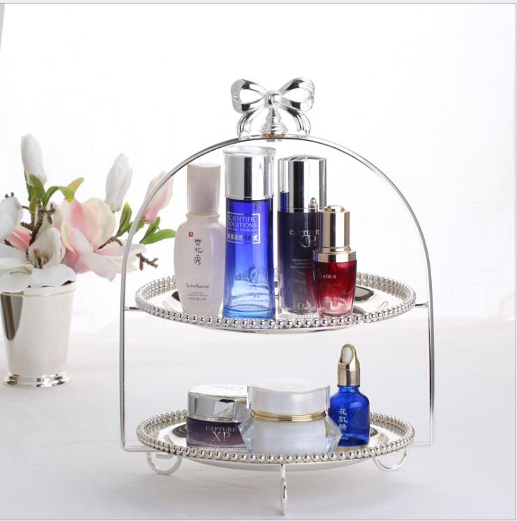 2 Layers Gold/Silver metal Cake Stand Decorative Cake Tray Storage. Candy Bar Accesorios Storage r
Rack DGP0103