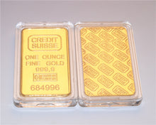 将图片加载到图库查看器,laser Numer Free! High Quality Fine gold replica bullion .999 gold plated bar 500pcs/lot DHL Free shipping