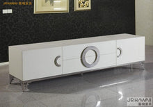 將圖片載入圖庫檢視器 Living Room Set Home Furniture TV Stands Modern Style. One model has Leather Surface. Other one can be Decorated Small Side Cabinet