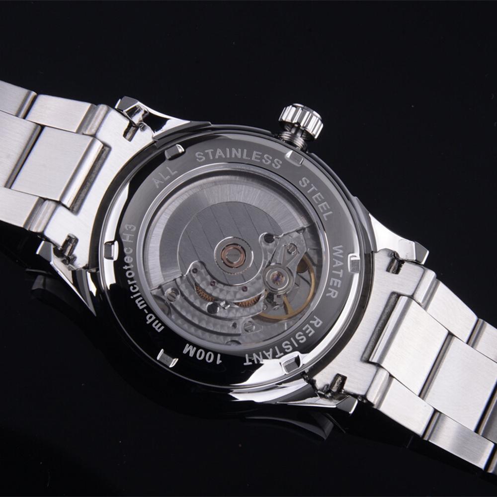 EPOCH Men's Wrist Watch, Automatic watch EPOCH Dress Tritium Luminous Man Self Wind Mechanical Wristwatch 100m Waterproof