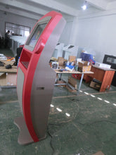 将图片加载到图库查看器,Multimedia Information Kiosk self-service touch screen kiosk PC,interactive Mall kiosk,computer touch kiosk with metal keyboard
