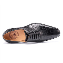 Load image into Gallery viewer, piliyuan crocodile Leather men formal shoes male Pure manual leisure men's shoes Men dress shoes business men shoes