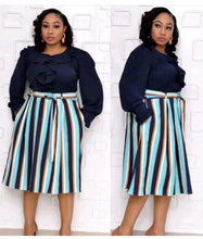 將圖片載入圖庫檢視器 African Women's Office Long Sleeve Skirts plus Dashiki Evening party Women dresses African dresses for women