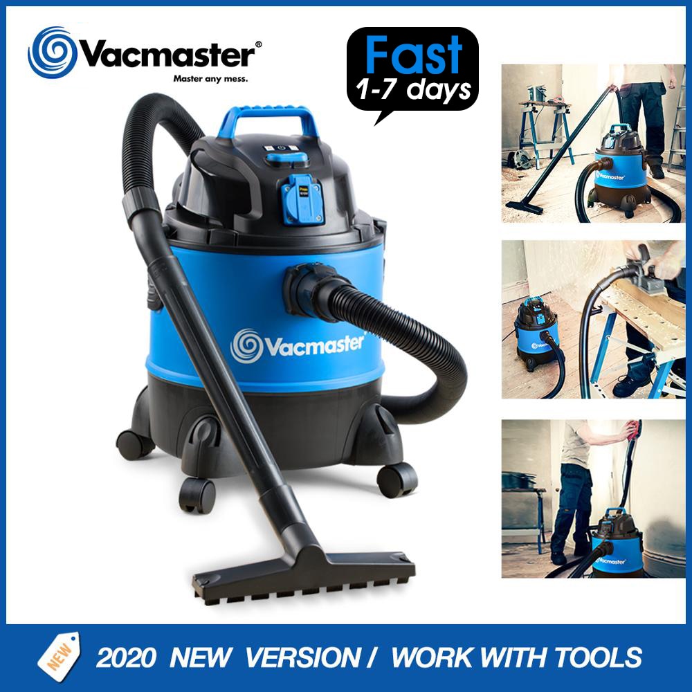 Vacmaster 18Kpa Powerful Household Vacuum Cleaner With Power Tool Socket Home Wet Dry Cleaning Appliance Car Cleaner
