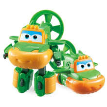 Load image into Gallery viewer, Big!!!15cm ABS Super Wings Deformation Airplane Robot Action Figures Super Wing Transformation toys for children gift Brinquedos