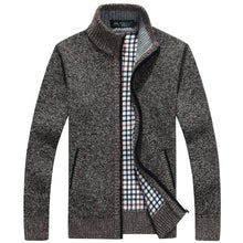 Charger l'image dans la galerie, Men's Winter Thick Knitted Sweater Coat