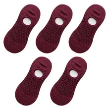 将图片加载到图库查看器,Women Silicone non-slip invisible Socks