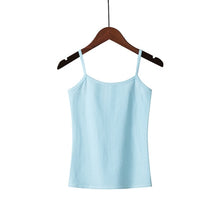 将图片加载到图库查看器,XS-3XL Spaghetti Strap Cami Women Fitness Cotton Tank Top Spring Summer Singlet Vest Stretch Undershirt Camisole Streetwear Tops