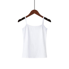 将图片加载到图库查看器,XS-3XL Spaghetti Strap Cami Women Fitness Cotton Tank Top Spring Summer Singlet Vest Stretch Undershirt Camisole Streetwear Tops
