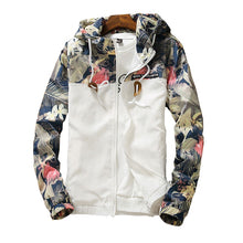 Load image into Gallery viewer, Floral Causal Windbreaker Women Jackets