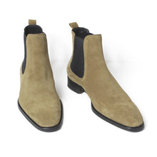 Load image into Gallery viewer, VIKEDUO 2020 Men's Chelsea Boots Suede Autumn Handmade Shoes Male Vintage Green Hiking Ankle Boot Botas Masculino NEW