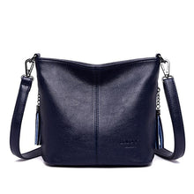 將圖片載入圖庫檢視器 Women Leather Shoulder Bag