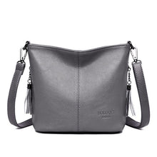 將圖片載入圖庫檢視器 Women Leather Shoulder Bag