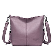 將圖片載入圖庫檢視器 Women Leather Shoulder Bag