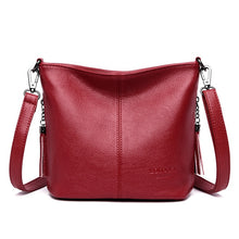將圖片載入圖庫檢視器 Women Leather Shoulder Bag