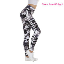 Cargar imagen en el visor de la galería, Camouflage Joggers Women High Waist Pocket Tight