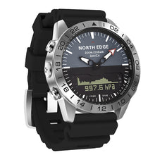 Charger l'image dans la galerie, Men's Dive Sports Digital Watch Military Army Luxury Full Steel Business Waterproof 200m Altimeter Compass NORTH EDGE
