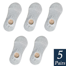 将图片加载到图库查看器,Women's Cotton Invisible No show Socks non-slip