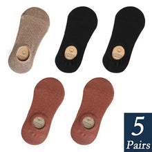 将图片加载到图库查看器,Women's Cotton Invisible No show Socks non-slip