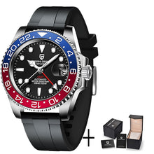 Load image into Gallery viewer, PAGANI DESIGN 2020 Luxury Men Mechanical Wristwatch Stainless Steel GMT Watch Top Brand Sapphire Glass Men Watches reloj hombre