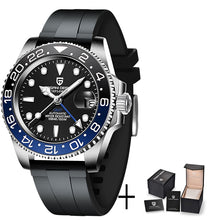 Load image into Gallery viewer, PAGANI DESIGN 2020 Luxury Men Mechanical Wristwatch Stainless Steel GMT Watch Top Brand Sapphire Glass Men Watches reloj hombre