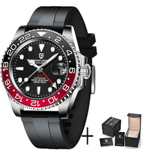 Load image into Gallery viewer, PAGANI DESIGN 2020 Luxury Men Mechanical Wristwatch Stainless Steel GMT Watch Top Brand Sapphire Glass Men Watches reloj hombre