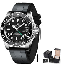 Load image into Gallery viewer, PAGANI DESIGN 2020 Luxury Men Mechanical Wristwatch Stainless Steel GMT Watch Top Brand Sapphire Glass Men Watches reloj hombre
