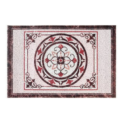 Durable Indoor Outdoor Door Mat Large Size Heavy Duty Doormats Marble Waterproof PVC Rugs Easy Clean Low-Profile Carpet
