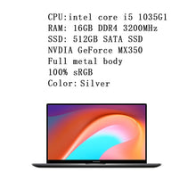 Charger l'image dans la galerie, RedmiBook 14 xiaomi Laptop amd notebook 14 Inch FHD Screen intel mi Notebook