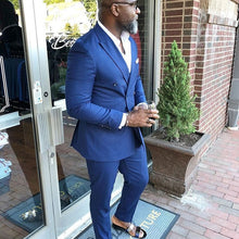 將圖片載入圖庫檢視器 Peaked Design White Business Men Suits For Wedding Suit Men Casual Groom Tuxedo Classic Costume Mariage Homme Custom Made Blazer