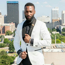 將圖片載入圖庫檢視器 Peaked Design White Business Men Suits For Wedding Suit Men Casual Groom Tuxedo Classic Costume Mariage Homme Custom Made Blazer