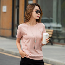 將圖片載入圖庫檢視器 Gkfnmt T-shirts Female Cotton Women Tops Tees Shirts loose Shirt Summer 2019 Short Sleeve undershirt Ladies Tshirt harajuku