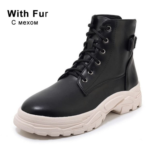 Taoffen Women Warm Ankle Boots