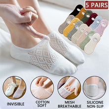将图片加载到图库查看器,Women Silicone non-slip invisible Socks