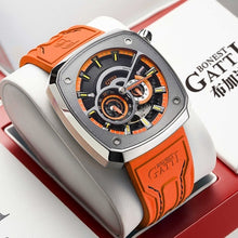 Load image into Gallery viewer, Blue Rubber Automatic Mechanical Men Watch Waterproof Luminous Japan Movement Male Clock Watches For Men relogio masculino