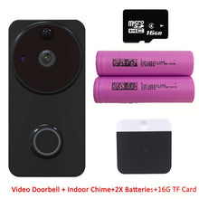 将图片加载到图库查看器,Tuya 1080P IP54 Outdoor Battery Powered Ring Smart Wi-Fi Enabled Video Doorbell Camera PIR Motion Detection Works Alexa Google
