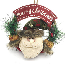 Cargar imagen en el visor de la galería, Wooden Merry Christmas Garland Wreath Decor