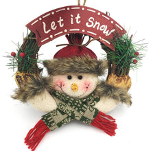 Cargar imagen en el visor de la galería, Wooden Merry Christmas Garland Wreath Decor