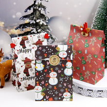 Load image into Gallery viewer, Snowflakes Candy Gift Bags Snowman Merry Christmas