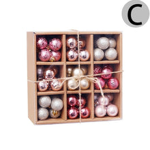 Cargar imagen en el visor de la galería, 3cm Christmas Painted Balls/99pcs Christmas Ball Gift Box Set/XMAS Decor/Festives Atmosphere Scene Dress Up Supplies