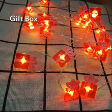 Cargar imagen en el visor de la galería, Wooden Merry Christmas Garland Wreath Decor