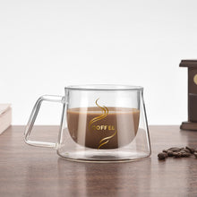 Load image into Gallery viewer, Double Coffee Mugs With the Handle Mugs
