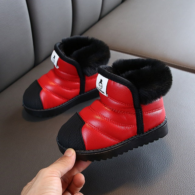Waterproof Non-slip Kids Plush Boots